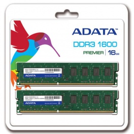 Adata 16 GB (2x8) DDR3, 1600 MHz, PC3-12800. Fri Frakt! Adata 16 GB (2x8) DDR3, 1600 MHz, PC3-12800. Fri Frakt!