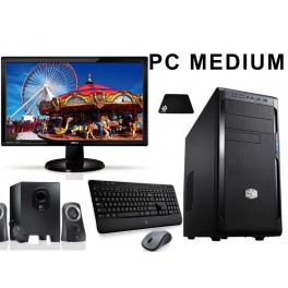 PC-Paket MEDIUM. i5 3.1/16GB/3TB/Blu-Ray Combo + 24" TFT