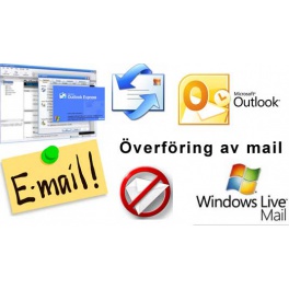 Flytt av mail och adressbok Flytt av mail och adressbok