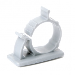Kabelclips 5 st. silver fästkuddar för upp till 80 kablar Kabelclips 5 st. silver fästkuddar för upp till 80 kablar