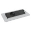 Axessline QuickBox - 1 El, 2 USB Laddare, Stål
